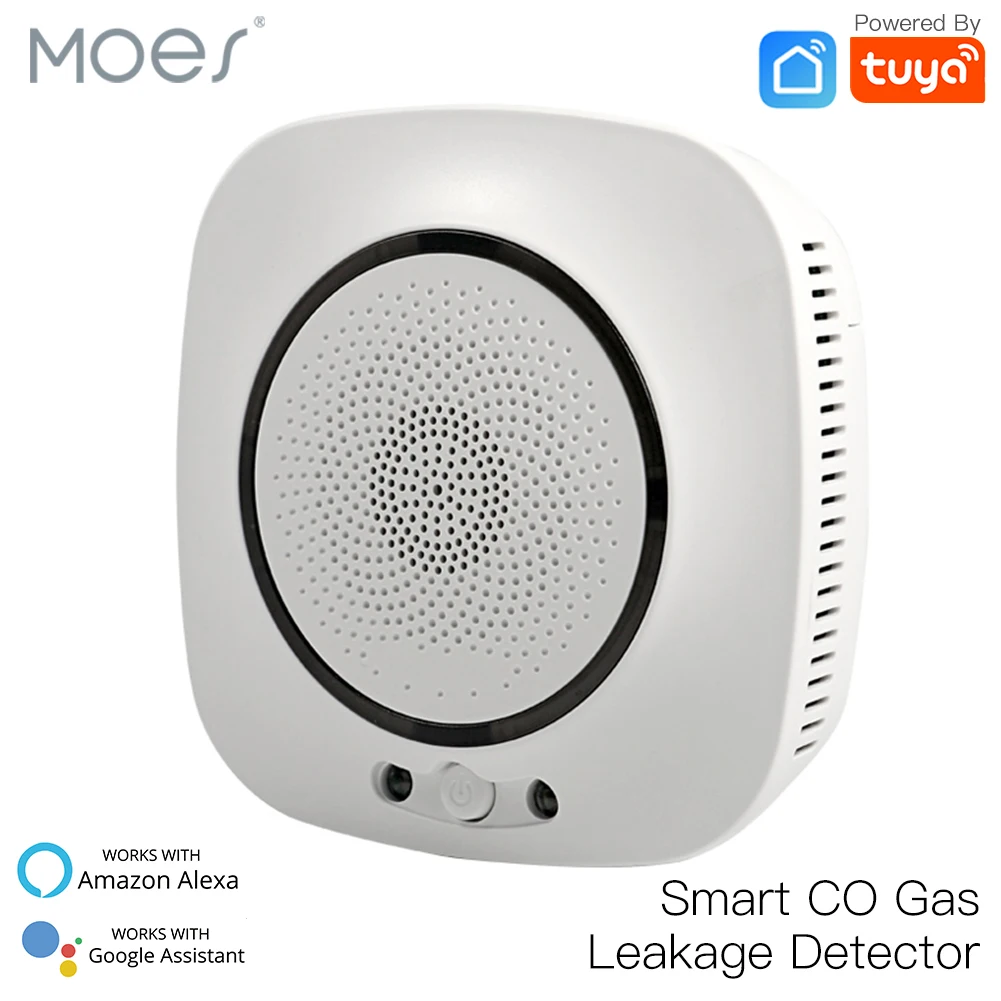 WiFi Smart CO Gas Sensor Carbon Monoxide Leakage Fire Security Detector Smart Life Tuya App Control Home Security System
WiFi Smart CO Gas Sensor Carbon Monoxide Leakage Fire Security Detector Smart Life Tuya App Control Home Security System