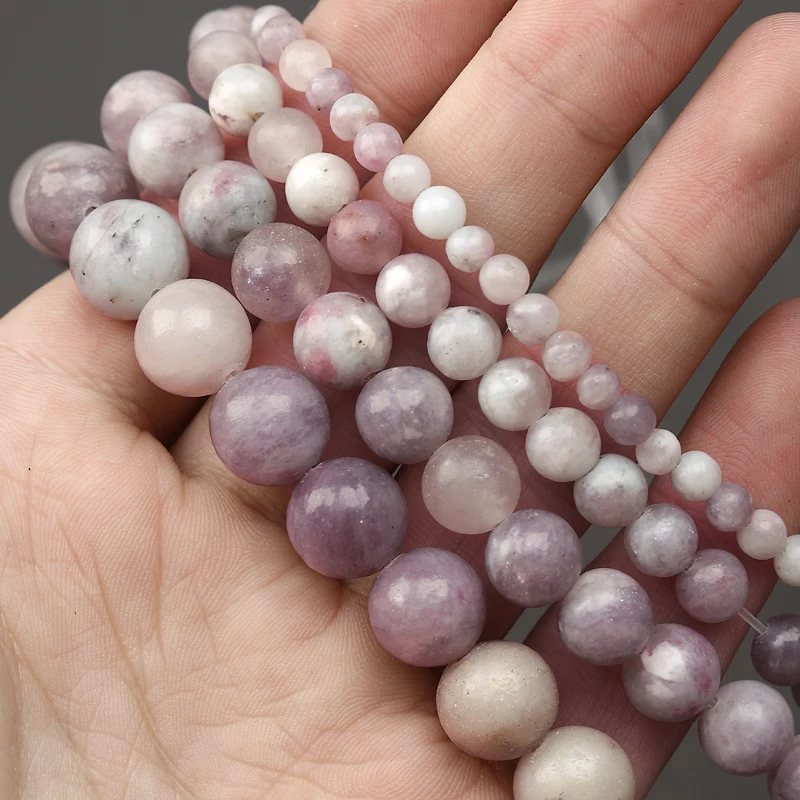 Hesiod 4/6/8/10mm Natural Violet Lilac Jaspers Stone Beads Round Loose Stone Beads for Jewelry DIY Making Bracelet Necklace
Hesiod 4/6/8/10mm Natural Violet Lilac Jaspers Stone Beads Round Loose Stone Beads for Jewelry DIY Making Bracelet Necklace