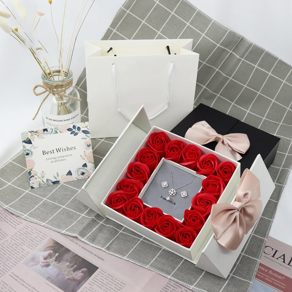 16 Roses Gift Box Jewelry Box Artificial Flowers Soap Flowers Gift Party Valentines Wedding Girl Gifts
16 Roses Gift Box Jewelry Box Artificial Flowers Soap Flowers Gift Party Valentines Wedding Girl Gifts
