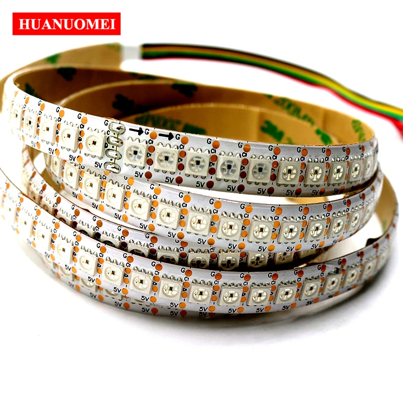 1 м 144 светодиодный s/M APA107 программируемая RGB Светодиодная лента APA102 цифровой