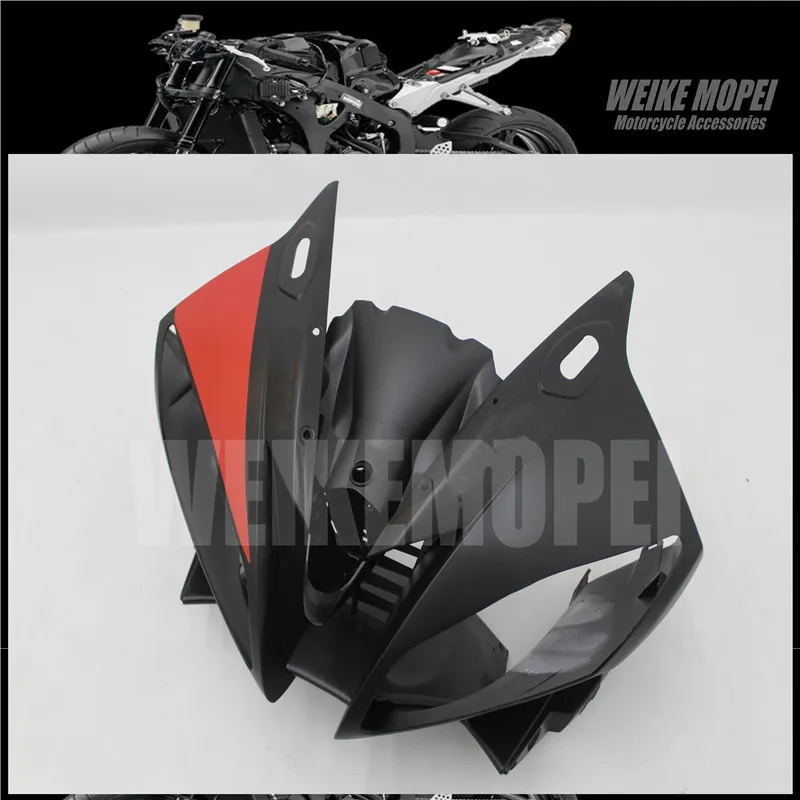Matte Black Front Upper Fairing Headlight Cowl Nose Panlel Fit For YAMAHA YZF600 06 07 R6 2006 2007
Matte Black Front Upper Fairing Headlight Cowl Nose Panlel Fit For YAMAHA YZF600 06 07 R6 2006 2007