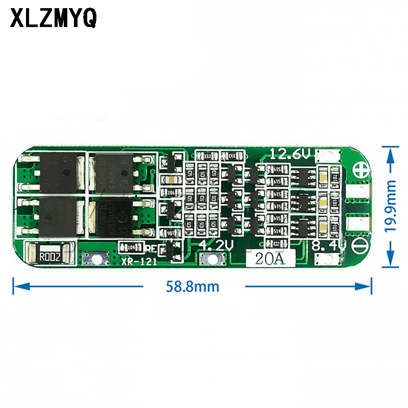 50pcs/3S 20A 18650 Li-ion Lithium Battery Charger Protection Board PCB BMS 4.2V 8.4V 12.6V 18650 Cell Charging Protecting Module
50pcs/3S 20A 18650 Li-ion Lithium Battery Charger Protection Board PCB BMS 4.2V 8.4V 12.6V 18650 Cell Charging Protecting Module