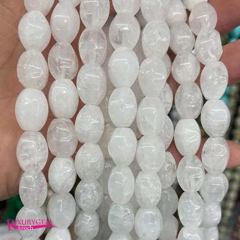 Synthetic White Crystal Stone Loose Beads High Quality 10x14mm Faceted Oval Shape DIY Gem Jewelry Making Accessories 38cm a4417
Synthetic White Crystal Stone Loose Beads High Quality 10x14mm Faceted Oval Shape DIY Gem Jewelry Making Accessories 38cm a4417