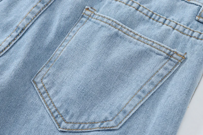 Blue Jeans Women's Spring And Autumn High Waist Thin Irregular Split Straight Pants
Blue Jeans Women's Spring And Autumn High Waist Thin Irregular Split Straight Pants