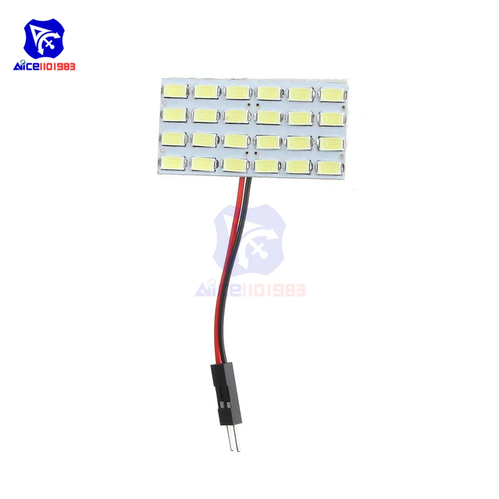 Светодиодная плата diymore 3 Вт 5730 24 SMD для жилого автофургона лампочка домашнего