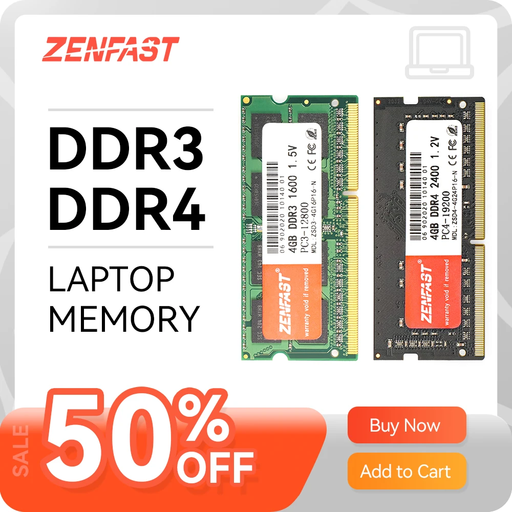 Оперативная память ZENFAST для ноутбука DDR3 DDR4 4 ГБ 8 ГБ 16 ГБ ОЗУ для ноутбука 1333 1600 2133 2400 2666 МГц Sodimm для чипа NB высокого качества
Оперативная память ZENFAST для ноутбука DDR3 DDR4 4 ГБ 8 ГБ 16 ГБ ОЗУ для ноутбука 1333 1600 2133 2400 2666 МГц Sodimm для чипа NB высокого качества