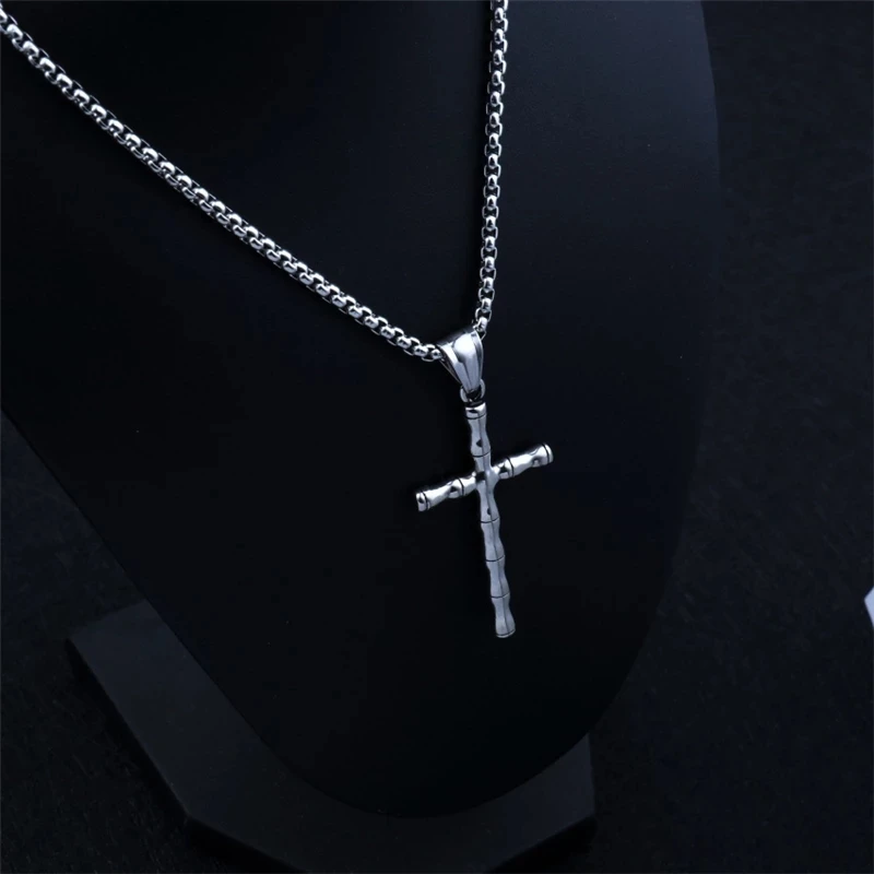Western Religious Cross Pendant Necklace Christ Stainless Steel Pendant Necklace Fashion Male Jewelry
Western Religious Cross Pendant Necklace Christ Stainless Steel Pendant Necklace Fashion Male Jewelry