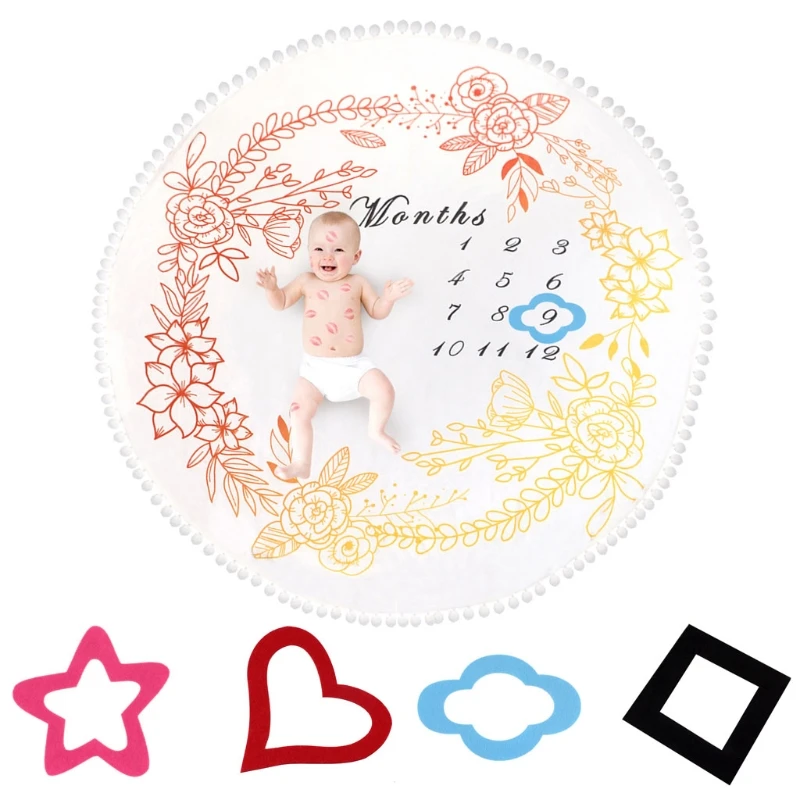 Monthly Milestone Baby Blankets Swaddle Wrap Soft Blanket Newborn Bathing Towels U50F
Monthly Milestone Baby Blankets Swaddle Wrap Soft Blanket Newborn Bathing Towels U50F