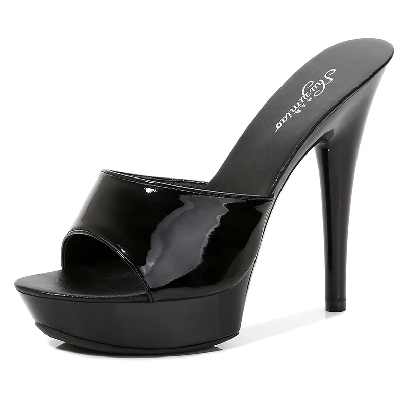 Shoes Women Slipper Summer Fine Heel 13cm Slipper Female Waterproof Slides Sandal Platform Bottom Sexy Shoes Stripper Pumps New
Shoes Women Slipper Summer Fine Heel 13cm Slipper Female Waterproof Slides Sandal Platform Bottom Sexy Shoes Stripper Pumps New