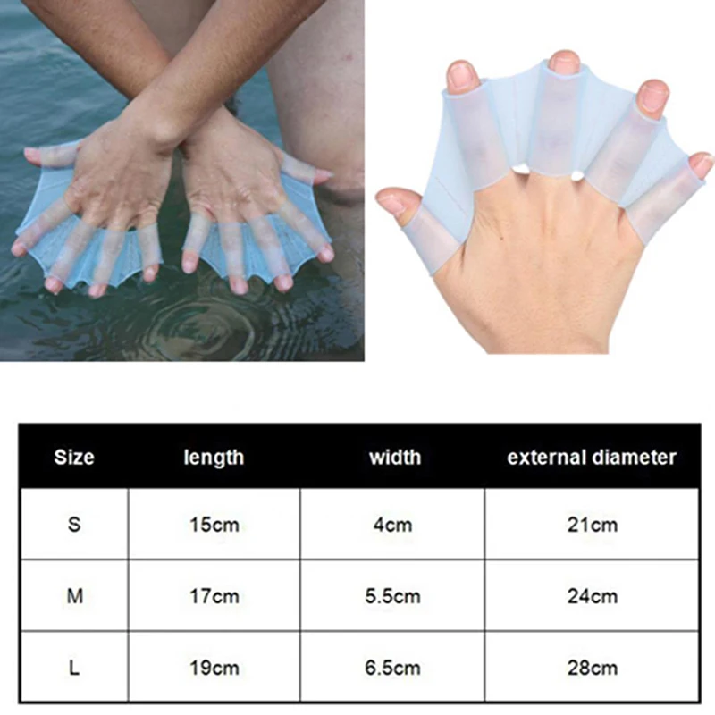 1Pair Swimming Hand Fins Flippers Palm Finger Webbed Gloves Paddle Hot Sale Unisex Silicone Girdles Water Sports 
1Pair Swimming Hand Fins Flippers Palm Finger Webbed Gloves Paddle Hot Sale Unisex Silicone Girdles Water Sports