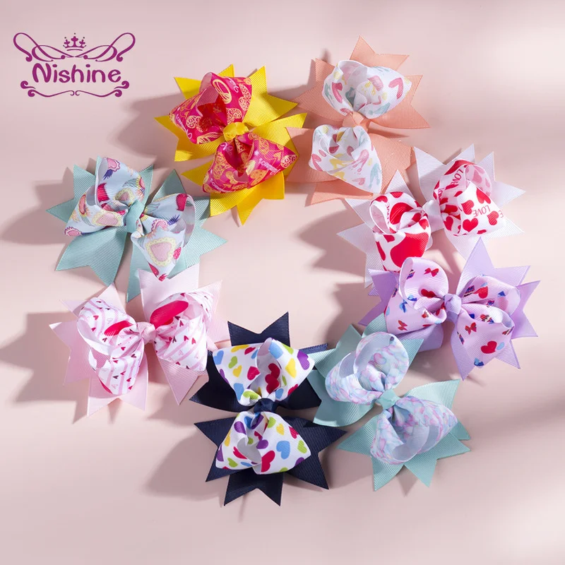 Nishine Fashion Dovetail Grosgrain Ribbon Bows Toddler Hairpin Double Layer Handmade Bows Baby Girls Hair Clips Kids Accessories
Nishine Fashion Dovetail Grosgrain Ribbon Bows Toddler Hairpin Double Layer Handmade Bows Baby Girls Hair Clips Kids Accessories
