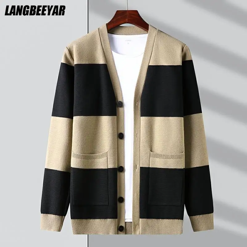 New Top Grade Autum Brand Fashion Knitwear Winter Japanese Striped Mens Cardigan Sweater Trendy Casual Coats Jacket Men Clothing
New Top Grade Autum Brand Fashion Knitwear Winter Japanese Striped Mens Cardigan Sweater Trendy Casual Coats Jacket Men Clothing