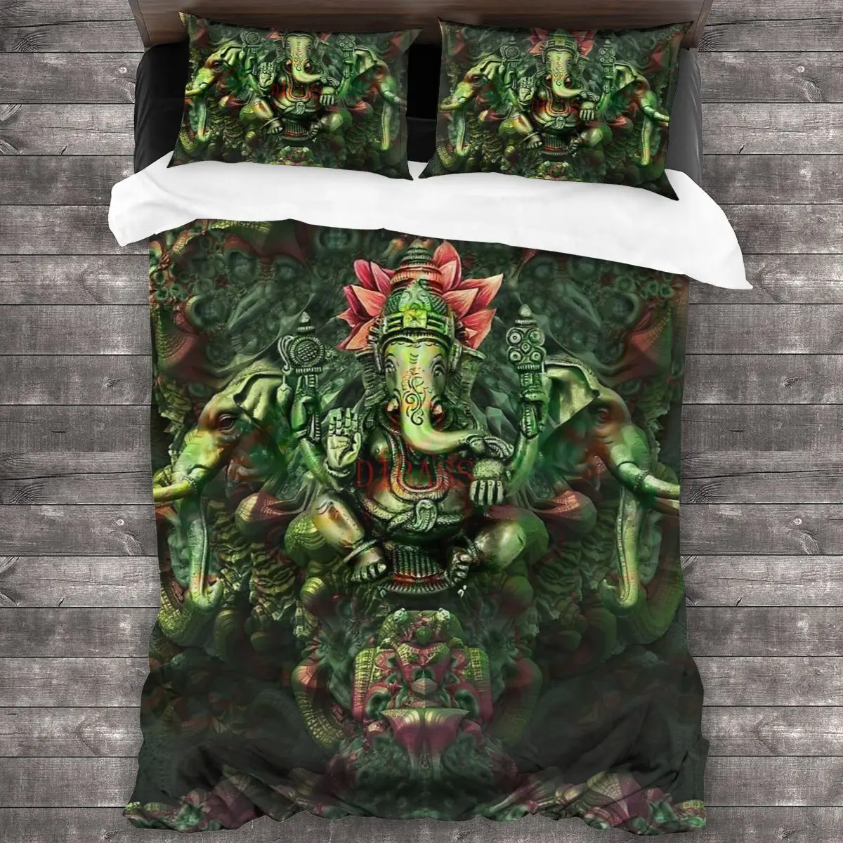 Lord Ganesha Soft Microfiber Comforter Set with 2 Pillowcase, Quilt Cover With Zipper Closure King Size Comforter Cover
Lord Ganesha Soft Microfiber Comforter Set with 2 Pillowcase, Quilt Cover With Zipper Closure King Size Comforter Cover