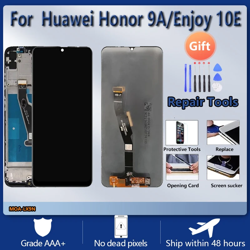 Для Huawei Honor 9A/Enjoy 10E Y6P 2020 MOA-LX9N ЖК-дисплей сенсорный экран + рамка дигитайзер в сборе рамка бесплатный инструмент
Для Huawei Honor 9A/Enjoy 10E Y6P 2020 MOA-LX9N ЖК-дисплей сенсорный экран + рамка дигитайзер в сборе рамка бесплатный инструмент