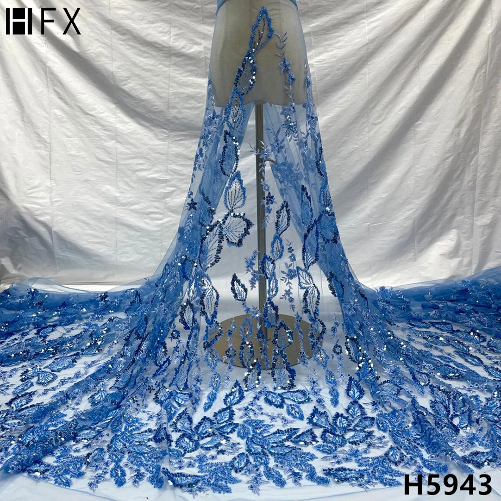 HFX 2021 High Quality Nigerian Lace Fabric Embroidered French African Sequins Lace Fabric Weaving Design Gold Sequins Bead H5943
HFX 2021 High Quality Nigerian Lace Fabric Embroidered French African Sequins Lace Fabric Weaving Design Gold Sequins Bead H5943