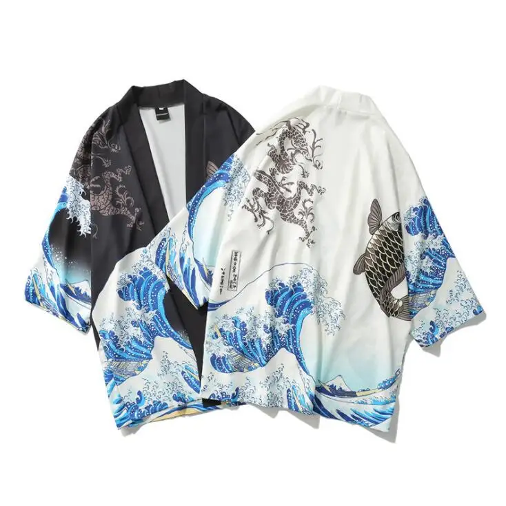 New Men Haori Male Yukata Traditional Kimono Japanese Anime Clothes Cardigan Carp Cosplay Men Women Streetwear Clothing
New Men Haori Male Yukata Traditional Kimono Japanese Anime Clothes Cardigan Carp Cosplay Men Women Streetwear Clothing