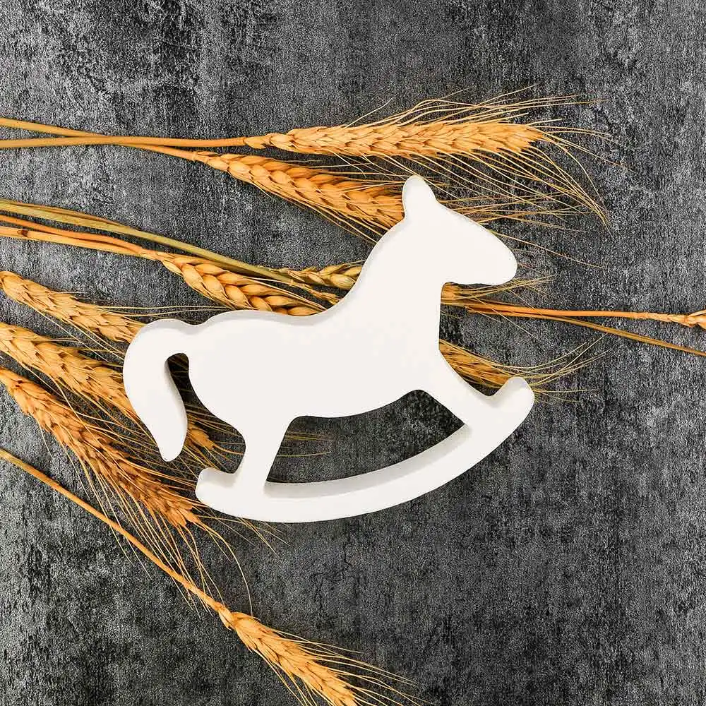 Figurines & Miniatures White Wooden Rocking Horse Trojan Wedding Ornament Home Decor Crafts Kids Toys Drop shipping
Figurines & Miniatures White Wooden Rocking Horse Trojan Wedding Ornament Home Decor Crafts Kids Toys Drop shipping