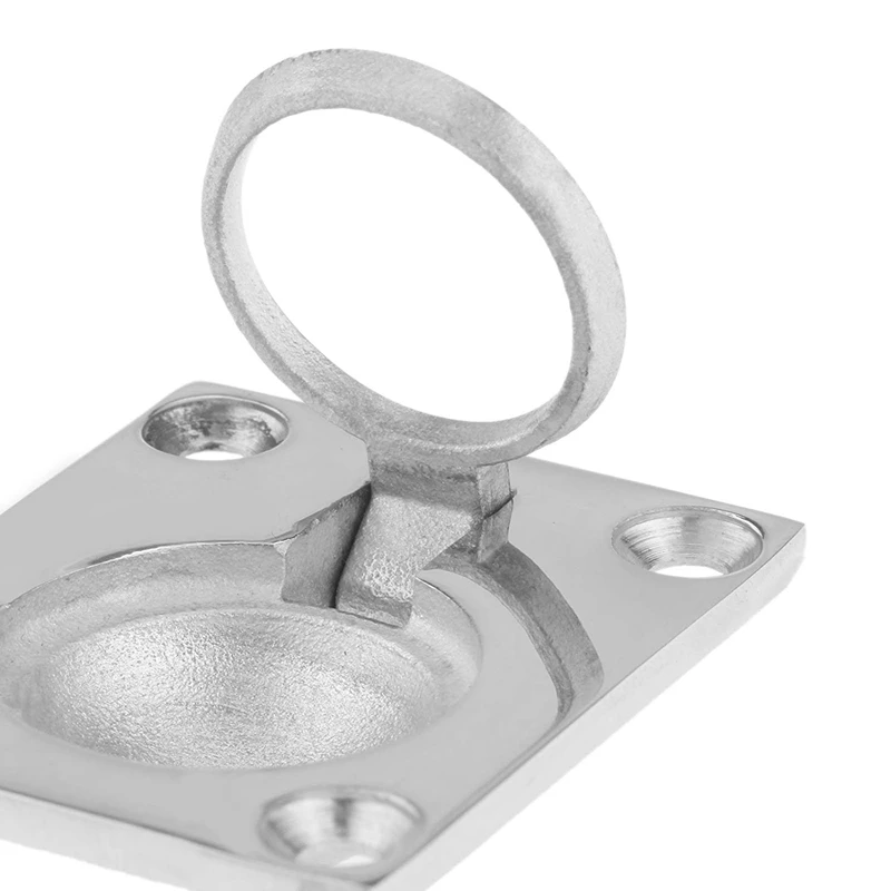 48 X 38Mm Boat Locker Hatch Latch Cabinet Flush Mount Ring Pull Handle Marine Surfing Hardware 316 Stainless Steel
48 X 38Mm Boat Locker Hatch Latch Cabinet Flush Mount Ring Pull Handle Marine Surfing Hardware 316 Stainless Steel