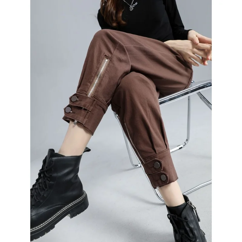 Women Cargo Pants Casual Streetwear High Waist Hip Hop Harem Pants Jogger Sweatpants Female Ankle-Length Trousers Spring/Autumn
Women Cargo Pants Casual Streetwear High Waist Hip Hop Harem Pants Jogger Sweatpants Female Ankle-Length Trousers Spring/Autumn