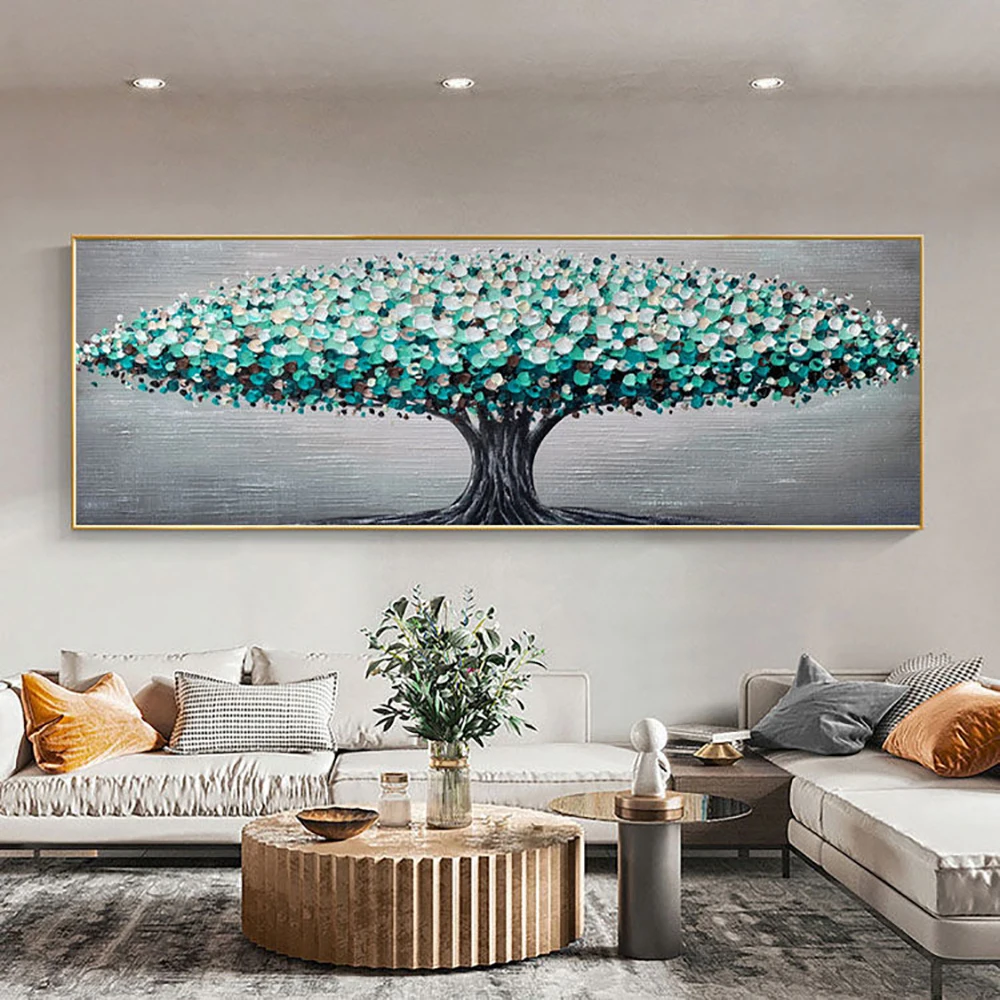 100%Hand Painted Green Tree Thick Knife Painting Abstract Oil Painting Interior Decoration Painting Bedroom Living Room Decor
100%Hand Painted Green Tree Thick Knife Painting Abstract Oil Painting Interior Decoration Painting Bedroom Living Room Decor