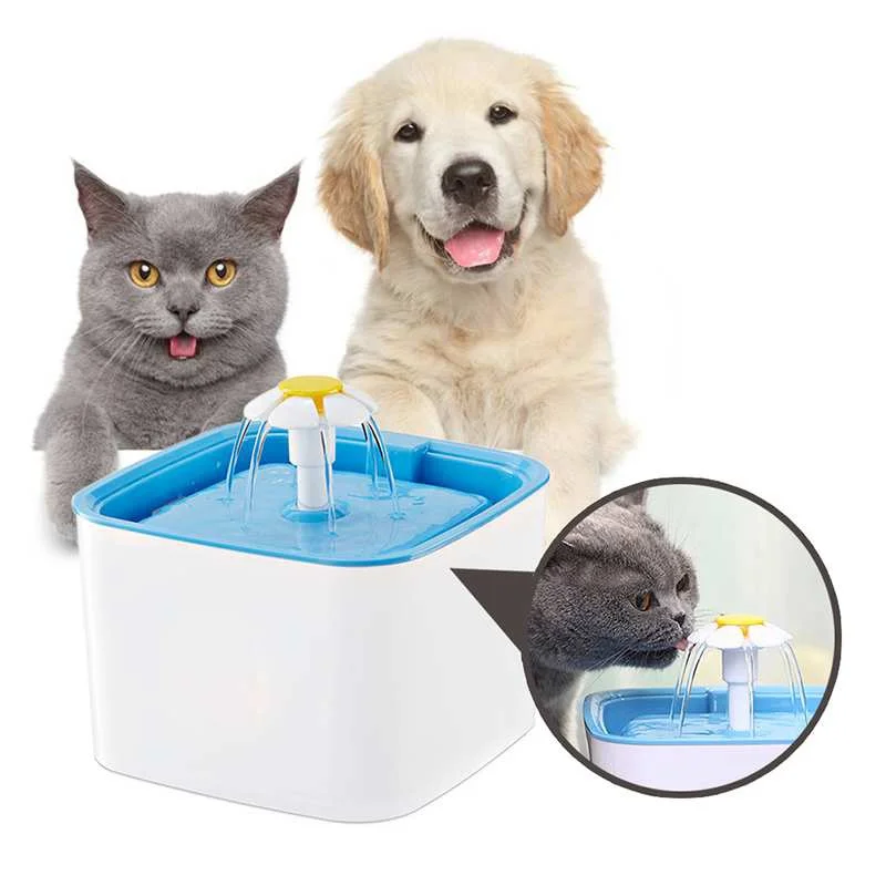 Cat Water Fountain Dispenser Blue Square Automatic Electric Mute Dog Drinker Bowl Pet Drinking
Cat Water Fountain Dispenser Blue Square Automatic Electric Mute Dog Drinker Bowl Pet Drinking
