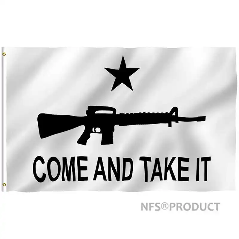 Изготовленный На Заказ Флаг США Соединенные Штаты Америки Come and Take it 3x5 футов