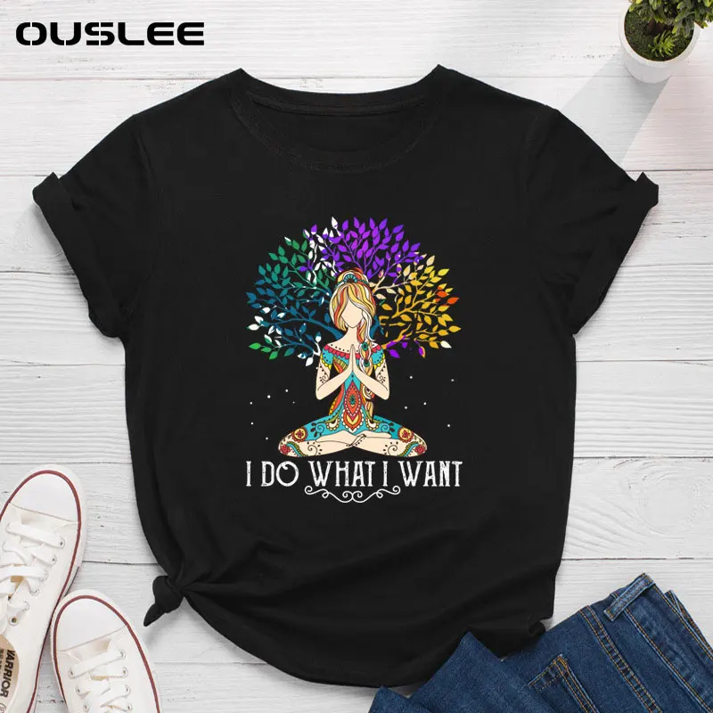 Ouslee Summer Women's Plus Size Cotton T-Shirt Romance Colorful Tree Girl Shirt O-Neck Short Sleeve Tees Shirts Casual Black Top
Ouslee Summer Women's Plus Size Cotton T-Shirt Romance Colorful Tree Girl Shirt O-Neck Short Sleeve Tees Shirts Casual Black Top