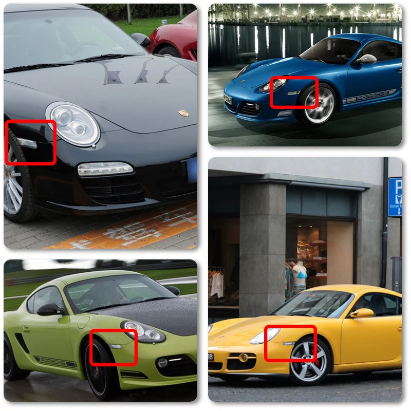 2x Smoke CANBus Amber Front Led Side Marker Lamp Turn Signal Lights For Porsche Cayman 06-12 Boxster 987 911/997 4 4S GT Turbo 
2x Smoke CANBus Amber Front Led Side Marker Lamp Turn Signal Lights For Porsche Cayman 06-12 Boxster 987 911/997 4 4S GT Turbo