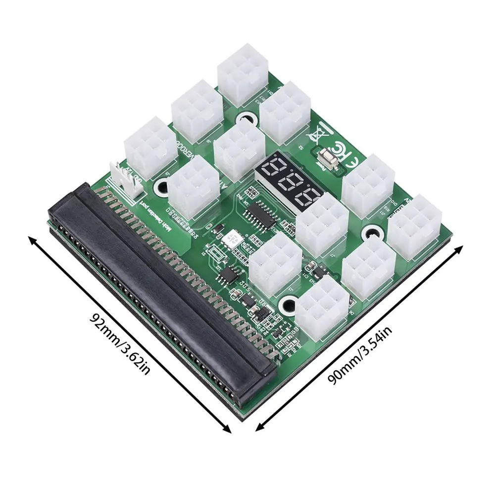 Power Module Board For PSU Server Power Conversion 6Pin To 8Pin Power Cable For BTC LED Three-color Light
Power Module Board For PSU Server Power Conversion 6Pin To 8Pin Power Cable For BTC LED Three-color Light
