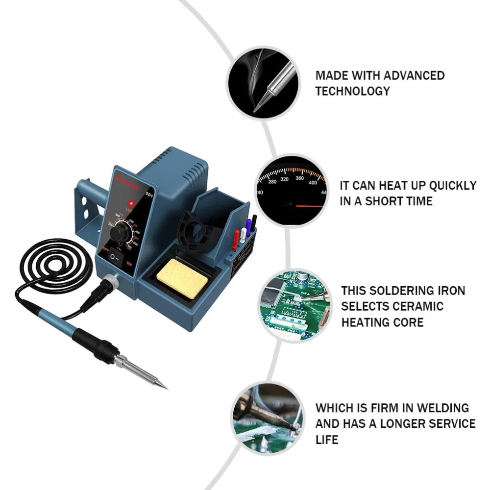 1 Set Temperature Adjustable Station Welding Iron Soldering Kit with AU Plug
1 Set Temperature Adjustable Station Welding Iron Soldering Kit with AU Plug