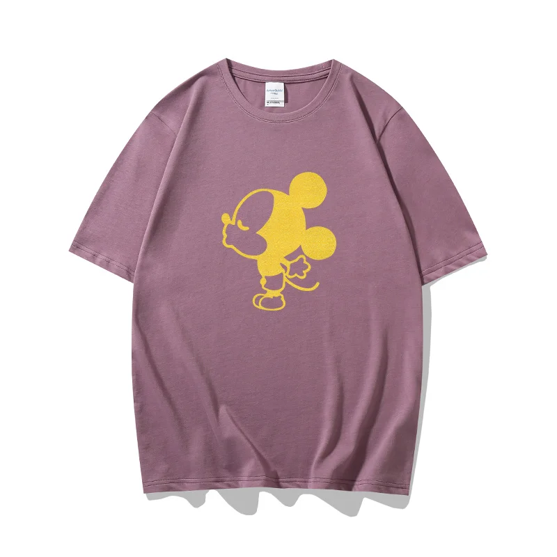 Disney summer trendy couple loose base shirt gold Mickey series print casual fashion cotton short-sleeved T-shirt
Disney summer trendy couple loose base shirt gold Mickey series print casual fashion cotton short-sleeved T-shirt