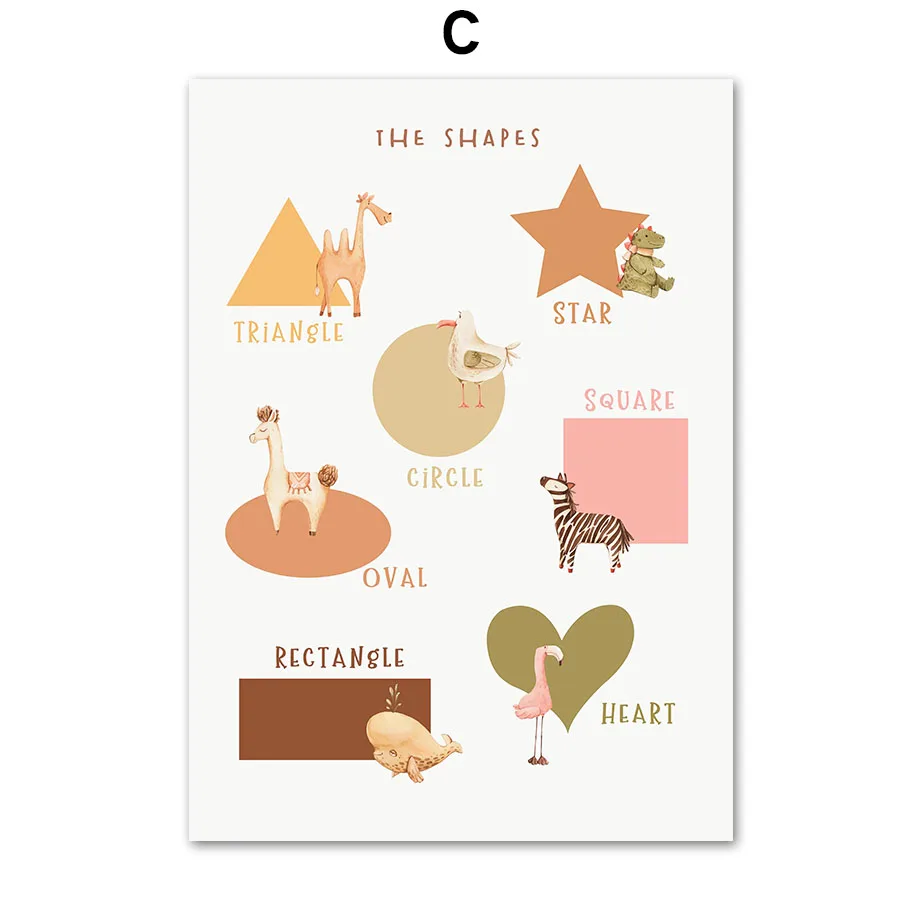 Alphabet Shapes Continents Weather Science Nordic Posters And Prints Wall Art Canvas Painting Wall Pictures For Kids Room Decor
Alphabet Shapes Continents Weather Science Nordic Posters And Prints Wall Art Canvas Painting Wall Pictures For Kids Room Decor