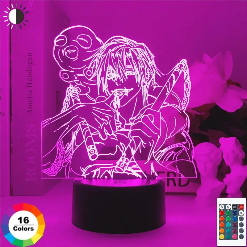 Ночник в стиле аниме, фигурка юютсу кайсена, 3D светильник для детей, украшение для спальни, день рождения, рождественский подарок, акриловая ...
Ночник в стиле аниме, фигурка юютсу кайсена, 3D светильник для детей, украшение для спальни, день рождения, рождественский подарок, акриловая ...