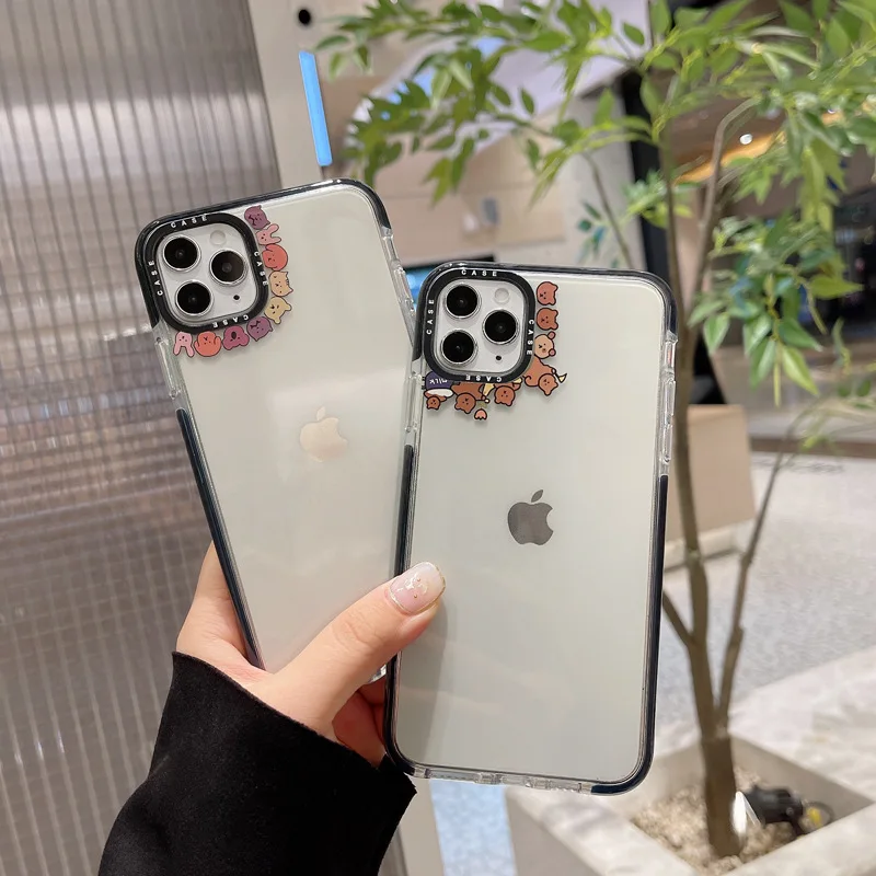 Cute Animal Thick Border Phone Case For iphone 12 mini 11 Pro Max 7 8 plus X XR XS Max SE 2020 Transparent Silicone Back Cover 
Cute Animal Thick Border Phone Case For iphone 12 mini 11 Pro Max 7 8 plus X XR XS Max SE 2020 Transparent Silicone Back Cover