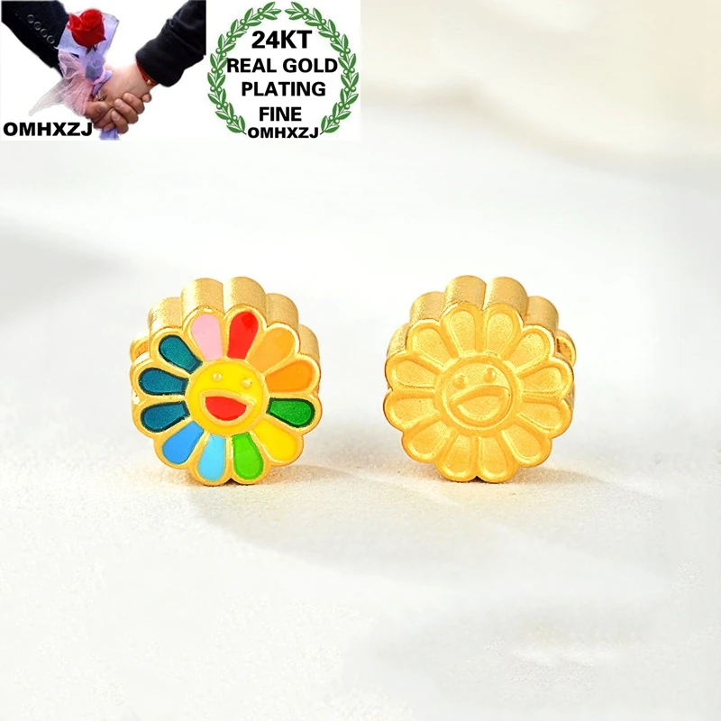 OMHXZJ оптовая продажа CA460 Европейская мода изящвечерние на день рождения свадьбу Подсолнух улыбка 24 карата золотые аксессуары «сделай сам» о... 
OMHXZJ оптовая продажа CA460 Европейская мода изящвечерние на день рождения свадьбу Подсолнух улыбка 24 карата золотые аксессуары «сделай сам» о...