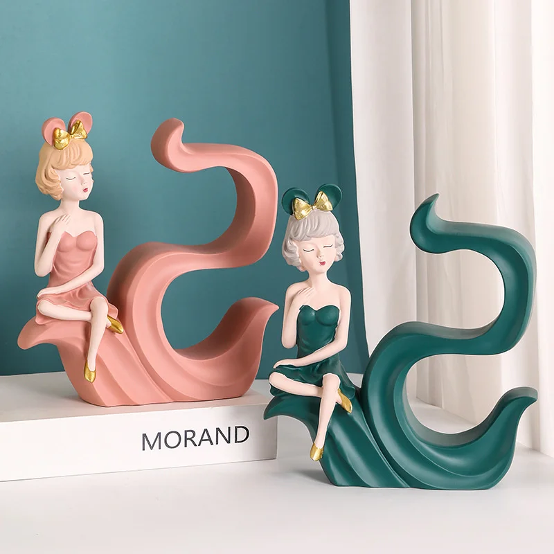 Nordic Resin Bow Rabbit Girl Wine Rack Sculpture Decoration Living Room Bedroom Desktop New House Wedding Practical Gift
Nordic Resin Bow Rabbit Girl Wine Rack Sculpture Decoration Living Room Bedroom Desktop New House Wedding Practical Gift