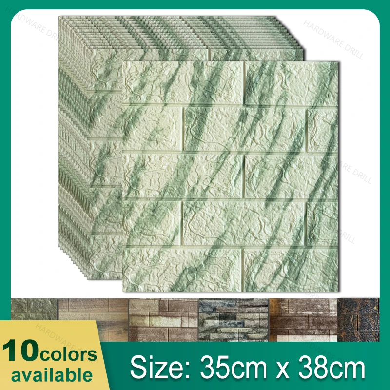 Home Decor Retro 3D Brick Wall Stickers Bar Restaurant Living Room Kids Bedroom DIY Self-Adhesive Waterproof Wallpaper
Home Decor Retro 3D Brick Wall Stickers Bar Restaurant Living Room Kids Bedroom DIY Self-Adhesive Waterproof Wallpaper