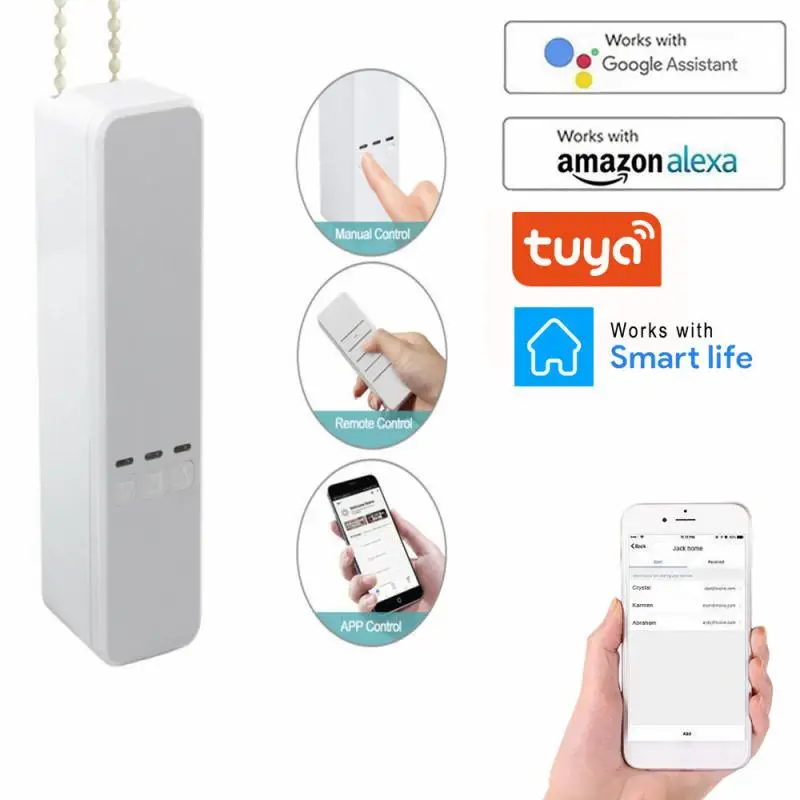 Tuya Smart WiFi Roller Shade Driver DIY Roller Shutter Motor Tuya/Smart Life APP Voice Control Work With Alexa Google Home 
Tuya Smart WiFi Roller Shade Driver DIY Roller Shutter Motor Tuya/Smart Life APP Voice Control Work With Alexa Google Home