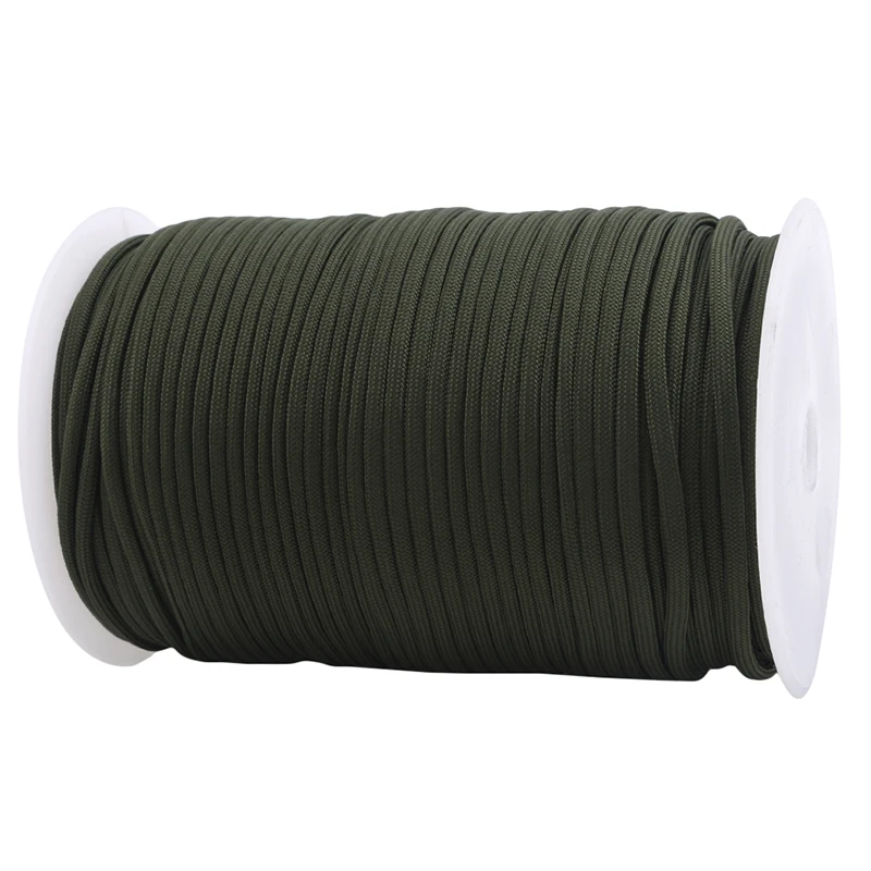 100M 25FT 7.5M 550 9-core paracord 4mm outdoor Camping Survival tool PE fire rope fishing cotton line Parachute Hiking
100M 25FT 7.5M 550 9-core paracord 4mm outdoor Camping Survival tool PE fire rope fishing cotton line Parachute Hiking
