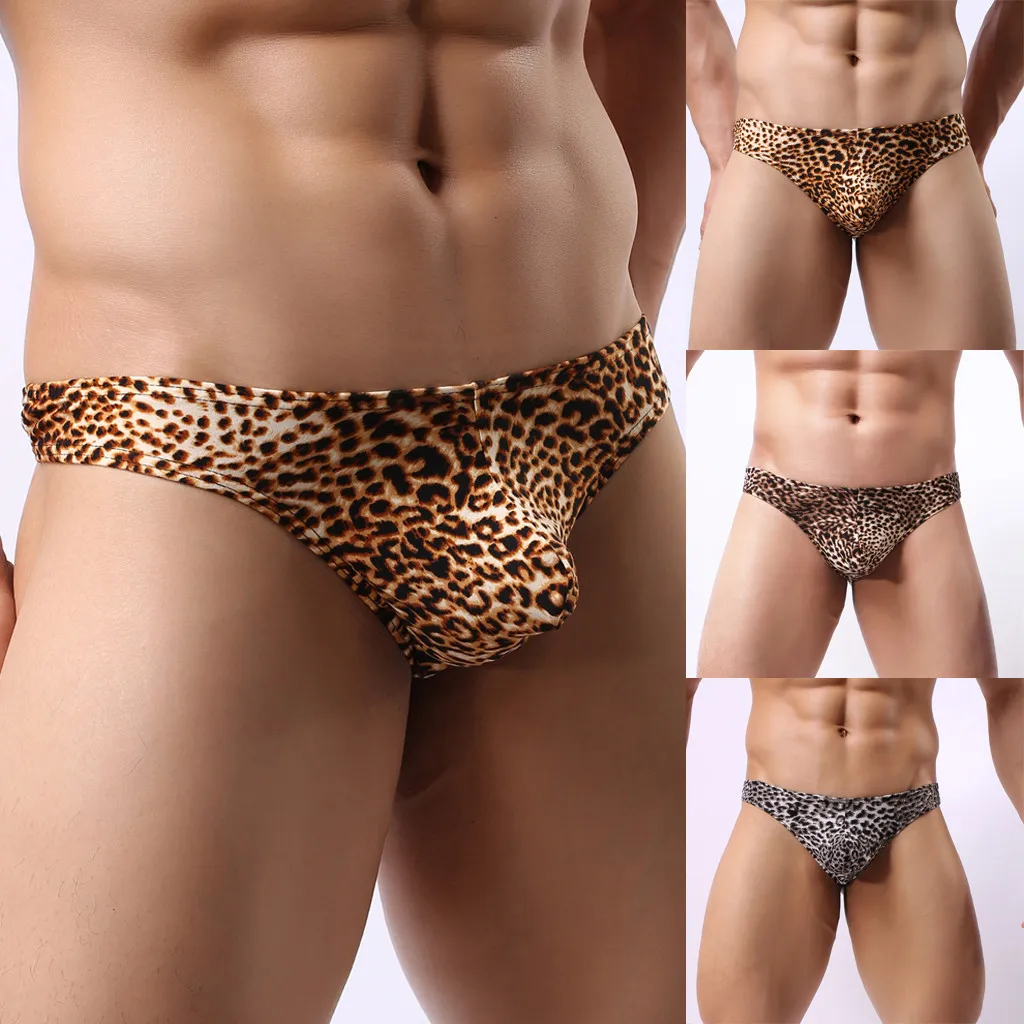 Leopard Printed Men's New High-profile Low-waist Sexy Underwear Sexy Underwear Through Mens Briefs Comfortable Breathable Shorts
Leopard Printed Men's New High-profile Low-waist Sexy Underwear Sexy Underwear Through Mens Briefs Comfortable Breathable Shorts