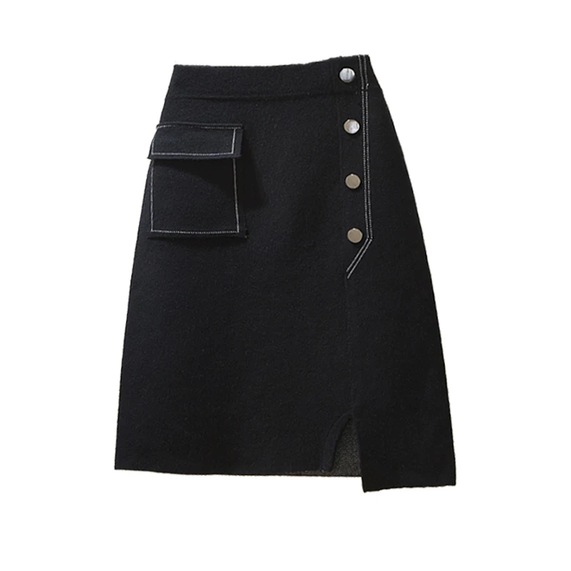 Before Split Skirts Knitting 2020 new autumn and winter irregular long step fashion bag hip skirt show thin
Before Split Skirts Knitting 2020 new autumn and winter irregular long step fashion bag hip skirt show thin