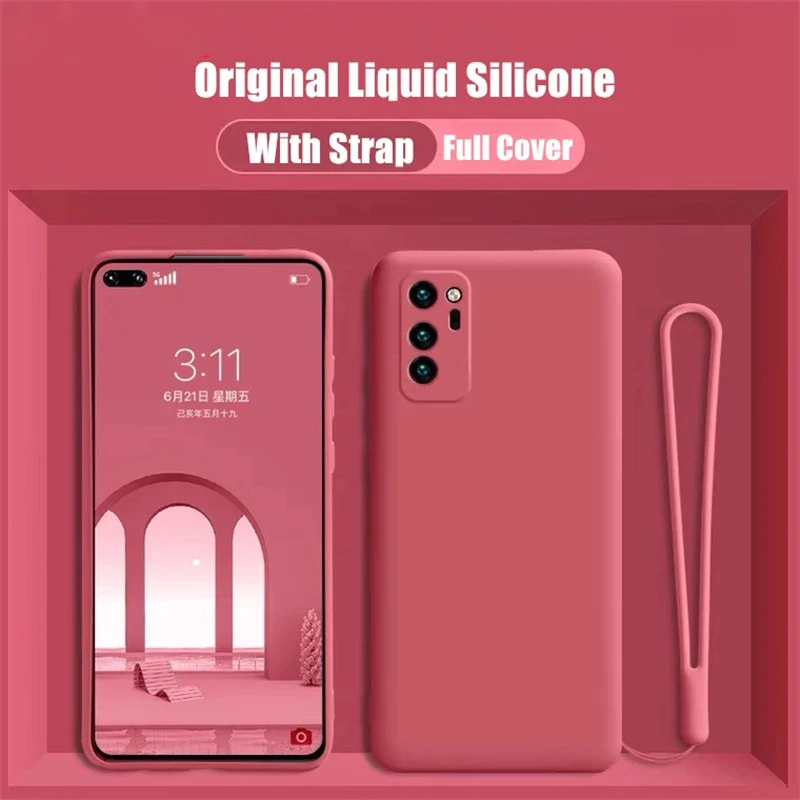 LOVECOM Liquid Silicone Case With Strap For Huawei P40 P30 Lite P40 P30 Pro Mate 30 Pro Nova 7 Pro 7 8 SE Case Phone Back Cover
LOVECOM Liquid Silicone Case With Strap For Huawei P40 P30 Lite P40 P30 Pro Mate 30 Pro Nova 7 Pro 7 8 SE Case Phone Back Cover