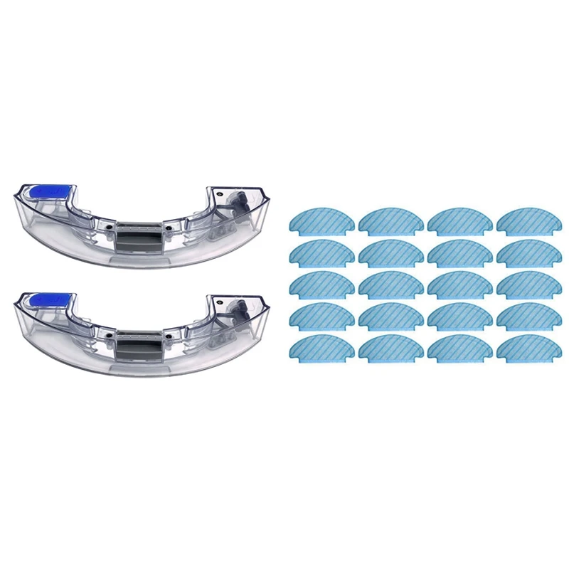 2PCS for Ecovacs T5 T8 DX33 DX55 N5 Water Tank with 20PCS Mop Cleaning Cloths for Ecovacs Deebot T8 Vacuum Cleaner
2PCS for Ecovacs T5 T8 DX33 DX55 N5 Water Tank with 20PCS Mop Cleaning Cloths for Ecovacs Deebot T8 Vacuum Cleaner