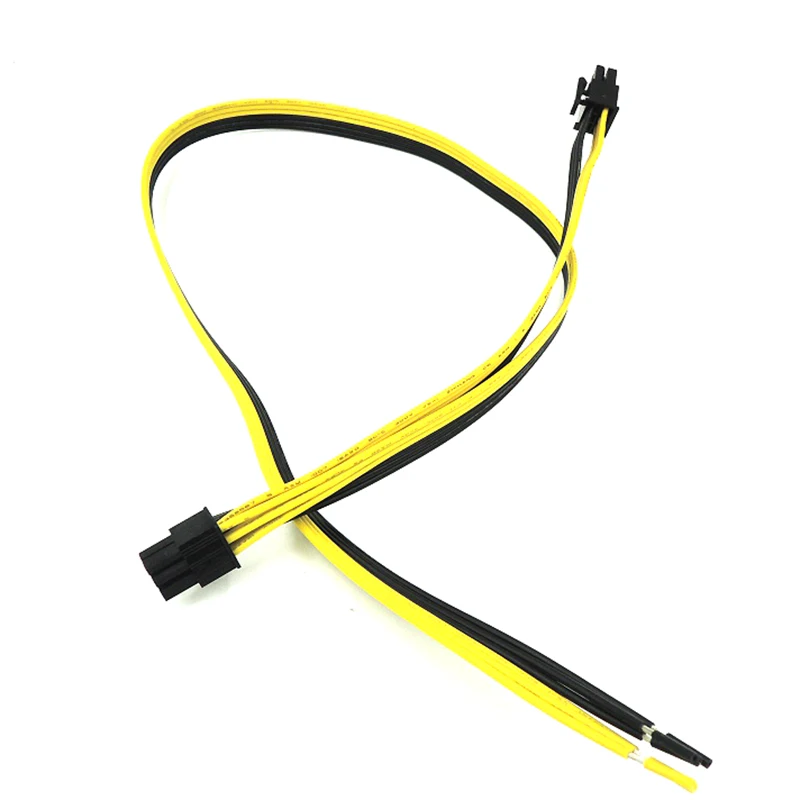 60 см двойной PCI-E 6-контактный кабель питания для самостоятельной сборки цепи ПК GPU