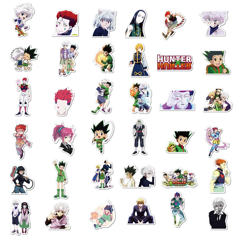 50/100Pcs/Pack New Full-time Hunter Classic Anime Stickers Waterproof Suitcase Skateboard Graffiti Cartoon Pvc for Kids
50/100Pcs/Pack New Full-time Hunter Classic Anime Stickers Waterproof Suitcase Skateboard Graffiti Cartoon Pvc for Kids