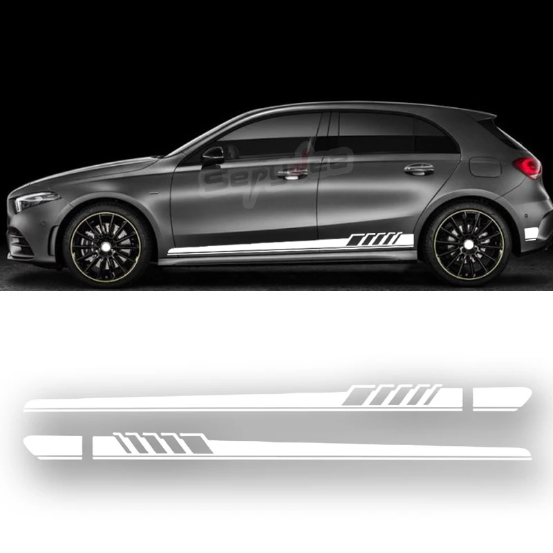 Edition 1 Style Side Skirt Stickers Racing Stripe Decal for Mercedes Benz A Class W176 A180 A200 A250 A45 AMG Car Accessories
Edition 1 Style Side Skirt Stickers Racing Stripe Decal for Mercedes Benz A Class W176 A180 A200 A250 A45 AMG Car Accessories