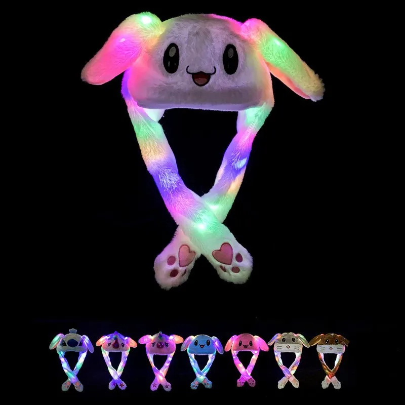 Luminous Plush Toy Bunny Ear Hat Cute Parent-Child Cartoon Hat Airbag Pinch Ears Movable Luminous Hat Decoration Children'S Gift
Luminous Plush Toy Bunny Ear Hat Cute Parent-Child Cartoon Hat Airbag Pinch Ears Movable Luminous Hat Decoration Children'S Gift