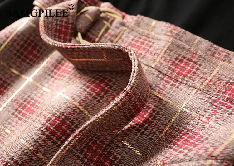 Long Dresses For Women 2021 Office Lady A-line Plaid Wrist Sleeve Sashes Korean Fashion Clothing O-neck Winter Dress Woman 4XL
Long Dresses For Women 2021 Office Lady A-line Plaid Wrist Sleeve Sashes Korean Fashion Clothing O-neck Winter Dress Woman 4XL