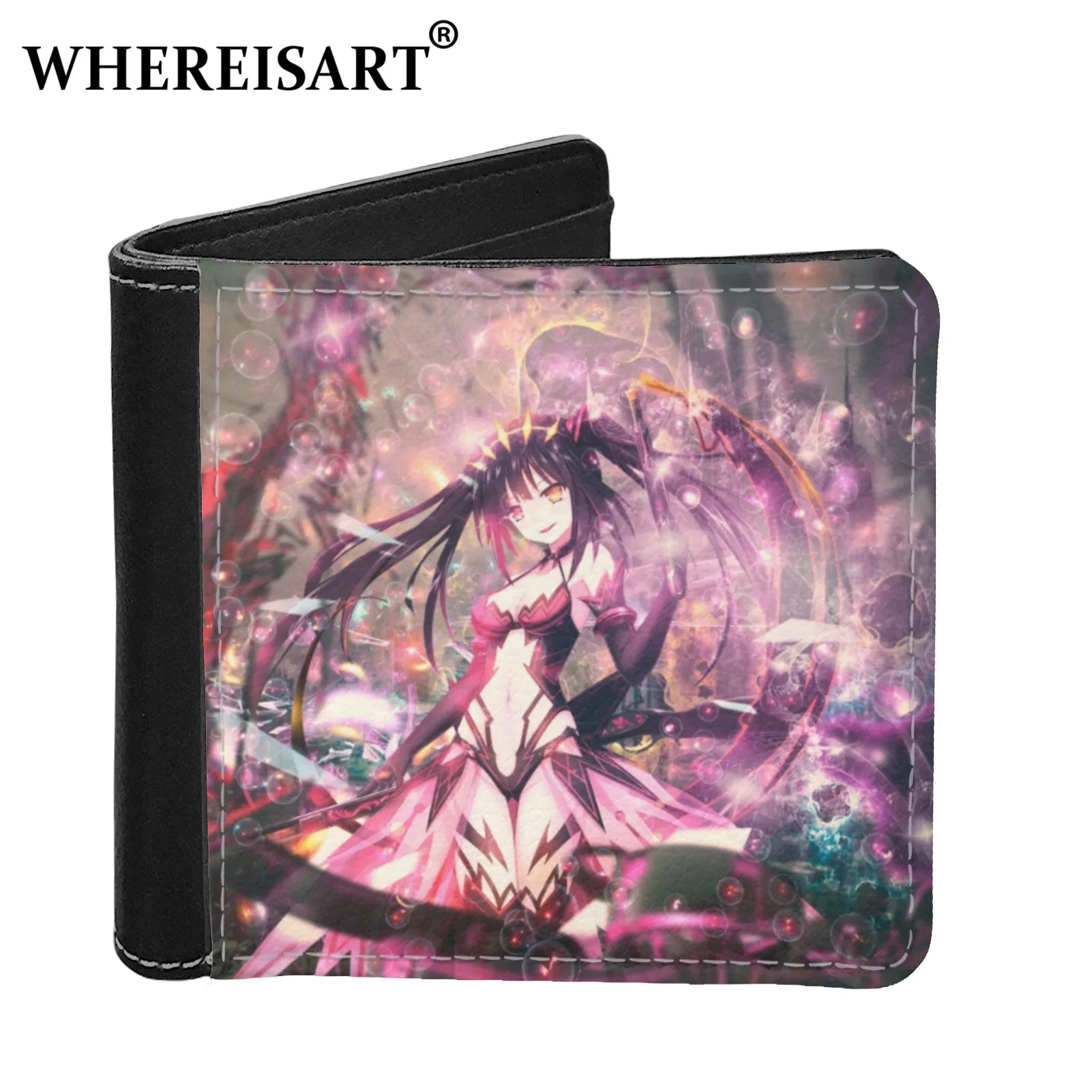 WHEREISART Diaphanous Design Anime Date A Live Young Men's Coin Bank Card Wallet Dazzling Kurumi Purse Snug PU Leather Short Bag
WHEREISART Diaphanous Design Anime Date A Live Young Men's Coin Bank Card Wallet Dazzling Kurumi Purse Snug PU Leather Short Bag