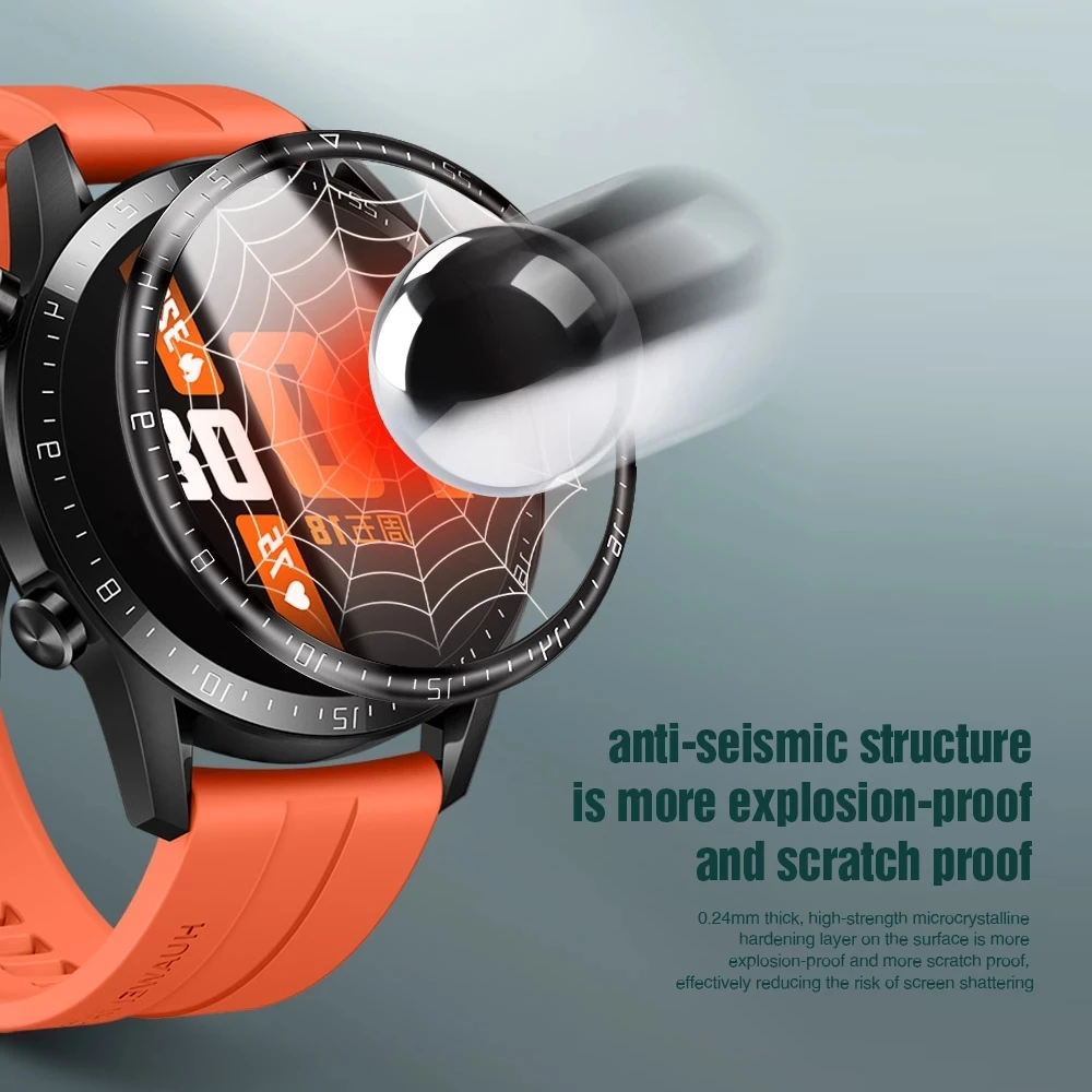 New Soft Fibre Glass Protective Film Cover For Huawei Watch GT 2 42/46mm GT2e Smartwatch Screen Protector GT2E Case Accessories
New Soft Fibre Glass Protective Film Cover For Huawei Watch GT 2 42/46mm GT2e Smartwatch Screen Protector GT2E Case Accessories